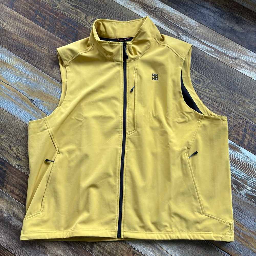 Alaskan Hardgear Duluth Trading Co Men's Graveltec Vest Mens 2XL Yellow